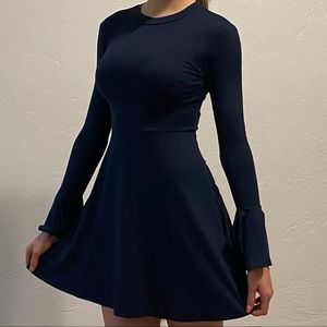 forever 21 flare sleeve dress